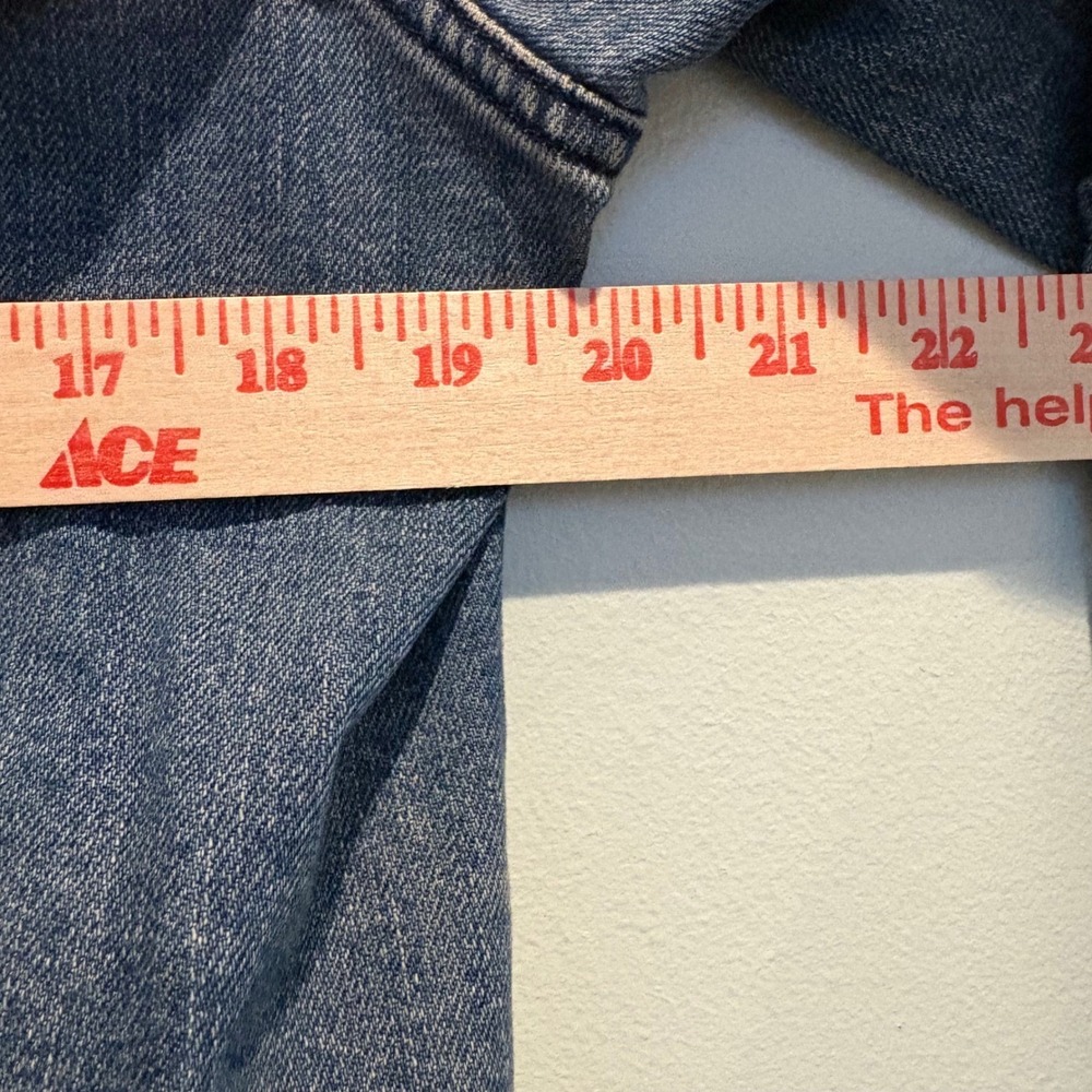 A.P.C. Mens Denim Jacket Small Medium Wash French Minimalist Trucker - Picture 11 of 14